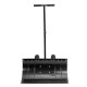 29 Inch Wheeled Snow Shovel Adjustable Height Multi-angle Snow Pusher Garden Snow Plow Shovel with Wheels