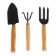 3Pcs Gardening Hand Tools Set Plant Rake Trowel Shovel Loosening Soil Planting Tools