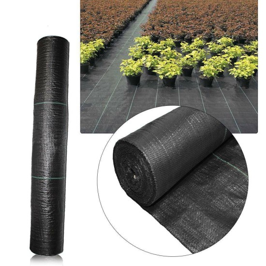 4 x 100ft Agricultural Anti Grass Cloth Farm-oriented Weed Barrier Mat Plastic Mulch Thicker Orchard Garden Weed Control Fabric