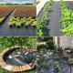 4 x 100ft Agricultural Anti Grass Cloth Farm-oriented Weed Barrier Mat Plastic Mulch Thicker Orchard Garden Weed Control Fabric