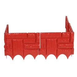 5PCS Plastic Garden Fence Panels Garden Fencing Lawn Edging Plant Border Fence 5PCS Plastic Garden Fence Panels Garden Fencing Lawn Edging Plant Border Fence