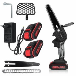 6inch Portable Electric Pruning Saw Rechargeable Small Woodworking Electric Chain W/ 1/2 Battery 6inch Portable Electric Pruning Saw Rechargeable Small Woodworking Electric Chain W/ 1/2 Battery