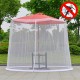 9ft Garden Outdoor Patio Umbrella Table Screen Cover Net Mosquito Insect Net