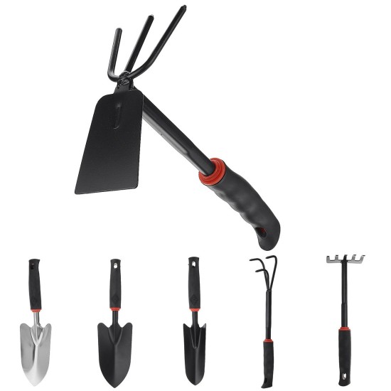 Gardening Hand Tools Trowel Shovel Rake Fork Hoe Garden Cultivator Transplant Weeding kit