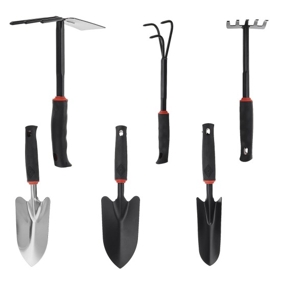 Gardening Hand Tools Trowel Shovel Rake Fork Hoe Garden Cultivator Transplant Weeding kit