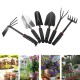 Gardening Hand Tools Trowel Shovel Rake Fork Hoe Garden Cultivator Transplant Weeding kit