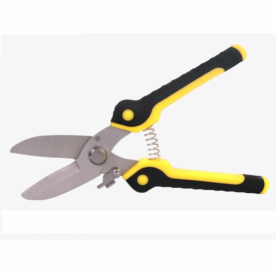 Home Garden Multifunctional Shear Tools Garden Branch Pruning Shears Cutter Home Improvement Iron Shears with Tooth