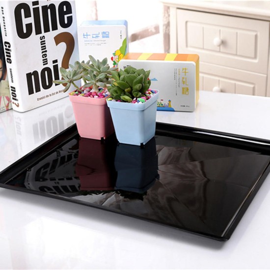 Plants Nursery Tray Long Rectangular Plastic Flower Pot Tray Multi-flesh Seedling Ceramic Pot Tray