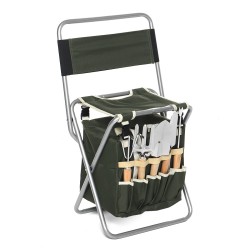 Portable Folding Fishing Chair Hiking Camping Storage Backpack Gardening Tools Storage Oxford Bags Set Portable Folding Fishing Chair Hiking Camping Storage Backpack Gardening Tools Storage Oxford Bags Set