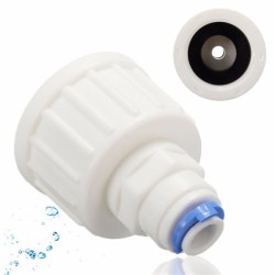 Reverse Water Filte Tap Connector Osmosis RO Garden 3/4inch BSP to 1/4inch Tube Reverse Water Filte Tap Connector Osmosis RO Garden 3/4inch BSP to 1/4inch Tube