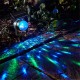 Solar Power Garden Rotating Lights Outdoor Landscape Path Yard Projector Light Decorations