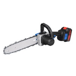 10 Inch Cordless Electric Chain Saw One-Hand Saw Woodworking Wood Cutter W/ 1/2pcs Battery Also Adapted For Makita Battery 10 Inch Cordless Electric Chain Saw One-Hand Saw Woodworking Wood Cutter W/ 1/2pcs Battery Also Adapted For Makita Battery