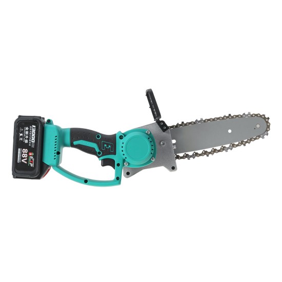 100-240V 21V 9inch Mini Portable One-Hand Saw Woodworking Electric Chain Saw Wood Cutter