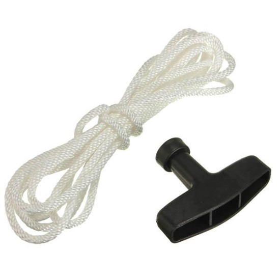 120 Inch Universal Lawnmower Trimmer Pull Handle Starter Rope Cord Garden Machine Fitting