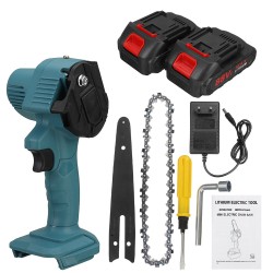 1200W 6 Inch Electric Chain Saw 7500mAh Rechargeable Handheld Logging Saw W/ 1 or 2 Battery 1200W 6 Inch Electric Chain Saw 7500mAh Rechargeable Handheld Logging Saw W/ 1 or 2 Battery