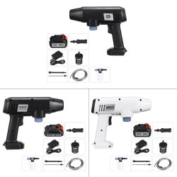 12/24/48Vf Cordless High Pressure Water Pump Electric Car Washer Washing Machine Spray Guns W/ Battery 12/24/48Vf Cordless High Pressure Water Pump Electric Car Washer Washing Machine Spray Guns W/ Battery
