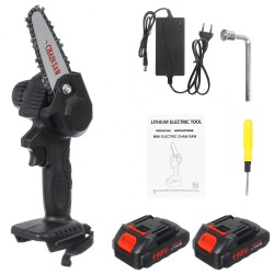 21V 4 Inch 600W Electric Chain Saw Handheld Cordless Rechargeable Portable Woodworking Saw W/ 0/1/2pcs Battery 21V 4 Inch 600W Electric Chain Saw Handheld Cordless Rechargeable Portable Woodworking Saw W/ 0/1/2pcs Battery