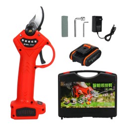 21V Cordless Electric Pruning Shears Garden Pruner Branch Cutting Tool With 1/2 Battery 21V Cordless Electric Pruning Shears Garden Pruner Branch Cutting Tool With 1/2 Battery