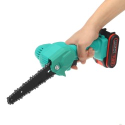 21V Portable Electric Pruning Saw Rechargeable Woodworking Electric Chain Saw W/ 1/2pcs Battery 21V Portable Electric Pruning Saw Rechargeable Woodworking Electric Chain Saw W/ 1/2pcs Battery