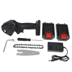 24V 1200W 4Inch One-Hand Saw Electric Chain Saw Woodworking Wood Cutter W/ 0/1/2pcs Battery 24V 1200W 4Inch One-Hand Saw Electric Chain Saw Woodworking Wood Cutter W/ 0/1/2pcs Battery
