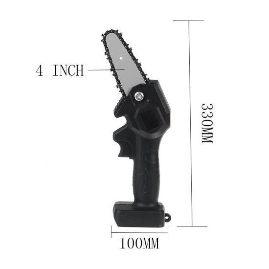 24V 1200W 4Inch One-Hand Saw Electric Chain Saw Woodworking Wood Cutter W/ 0/1/2pcs Battery