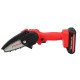 24V 2000mAh Mini Portable Electric Chain Saw Woodworking Wood Cutting Tool W/ 1/2PCS Battery