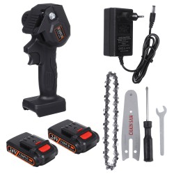 24V 550W Rechargeable Mini Electric Chainsaw Handheld Wood Pruning Saw Kit 24V 550W Rechargeable Mini Electric Chainsaw Handheld Wood Pruning Saw Kit