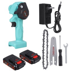 24V 550W Rechargeable Mini Electric Chainsaw Handheld Wood Pruning Saw Kit 24V 550W Rechargeable Mini Electric Chainsaw Handheld Wood Pruning Saw Kit