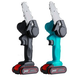 4inch 24V Rechargeable Cordless Electric Saw Mini Handheld Chainsaw Wood Cutter Tool W/ None/1pc/2pcs Battery 4inch 24V Rechargeable Cordless Electric Saw Mini Handheld Chainsaw Wood Cutter Tool W/ None/1pc/2pcs Battery