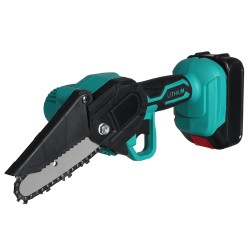 4 Inch 26V Cordless Electric Chain Saw 600W One-Hand Saw Woodworking Tool W/ None/1/2 Battery Wood Cutter 4 Inch 26V Cordless Electric Chain Saw 600W One-Hand Saw Woodworking Tool W/ None/1/2 Battery Wood Cutter