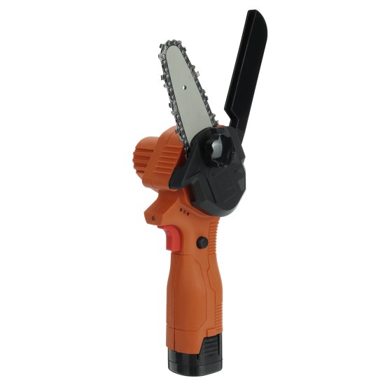 4 Inch Mini Rechargable Chainsaw 18V One-Hand Electric Chain Saw Wood Pruning Shears With Battery