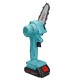 4 Inch Portable Cordless Electric Chain Saw Wood 3000r/min Tree ChainSaws Wood Cutting Tool W/ 1 or 2 Battery