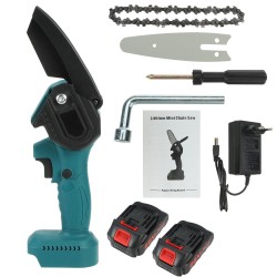 4Inch 300W 1200mah Electric Chain Saw Pruning ChainSaw Cordless Woodworking Cutter Tool W/ None/1pc/2pcs Battery 4Inch 300W 1200mah Electric Chain Saw Pruning ChainSaw Cordless Woodworking Cutter Tool W/ None/1pc/2pcs Battery