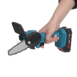 4inch 800W 48VF Electric Chain Saw Portable Handheld Wood Cutter Woodworking Cutting Tool W/ None/1pc/2pcs Battery EU Plug 4inch 800W 48VF Electric Chain Saw Portable Handheld Wood Cutter Woodworking Cutting Tool W/ None/1pc/2pcs Battery EU Plug