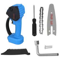 550W 4inch Cordless Electric Chain Saw One-Hand Woodworking Wood Cutter For Makita 18V Battery 550W 4inch Cordless Electric Chain Saw One-Hand Woodworking Wood Cutter For Makita 18V Battery