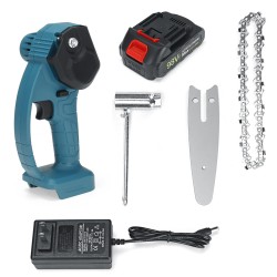 550W 98VF 4inch Rechargeable Electric Chain Saw Woodworking Cutting Saw W/ 1pc Battery 550W 98VF 4inch Rechargeable Electric Chain Saw Woodworking Cutting Saw W/ 1pc Battery