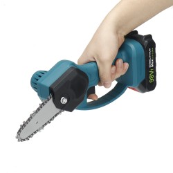 550W 98VF 4inch Rechargeable Electric Chain Saw Woodworking Cutting Saw W/ 1pc Battery 550W 98VF 4inch Rechargeable Electric Chain Saw Woodworking Cutting Saw W/ 1pc Battery