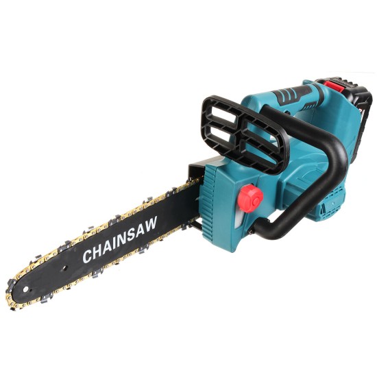 5m/s Portable Electric Brushless Saw Pruning Chain Saw Rechargeable Woodworking Power Tools Wood Cutter W/ 1/2 Battery