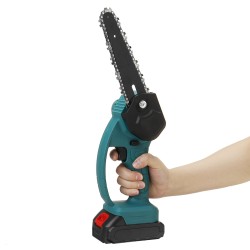 6 Inch Cordless Electric Chain Saws One-Hand ChainSaw Woodworking Tool W/ 1 or 2pcs Battery 98VF/68VF 6 Inch Cordless Electric Chain Saws One-Hand ChainSaw Woodworking Tool W/ 1 or 2pcs Battery 98VF/68VF