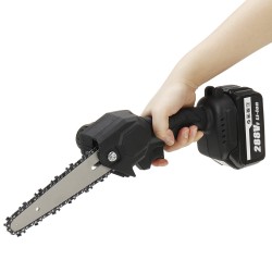 6 Inch Electric Chain Saw Pruning Chainsaw Rechargeable Woodworking Tool W/ 1 or 2pcs Battery 6 Inch Electric Chain Saw Pruning Chainsaw Rechargeable Woodworking Tool W/ 1 or 2pcs Battery