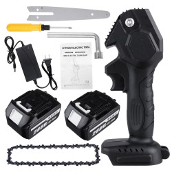 6 Inch Electric Chain Saw Pruning Chainsaw Rechargeable Woodworking Tool W/ 1 or 2pcs Battery 6 Inch Electric Chain Saw Pruning Chainsaw Rechargeable Woodworking Tool W/ 1 or 2pcs Battery