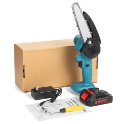 6 Inch Mini Electric Chain Saw Rechargeable Woodworking Chainsaw Garden Power Tools 6 Inch Mini Electric Chain Saw Rechargeable Woodworking Chainsaw Garden Power Tools