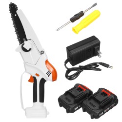 6 Inch Portable Electric Chain Saw Mini Cordless Rechargeable Woodworking Wood Cutting Tool W/ 1/2 Battery For Makita 6 Inch Portable Electric Chain Saw Mini Cordless Rechargeable Woodworking Wood Cutting Tool W/ 1/2 Battery For Makita