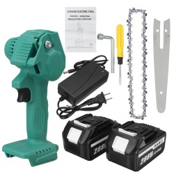 6 Inch Portable Electric Chain Saw Pruning Saw Rechargeable Woodworking Tool W/ 1 or 2pcs Battery 6 Inch Portable Electric Chain Saw Pruning Saw Rechargeable Woodworking Tool W/ 1 or 2pcs Battery