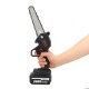 6 Inch Portable Electric Pruning Chain Saw Rechargeable Small Woodworking Wood Cutter W/ 1 or 2 Battery