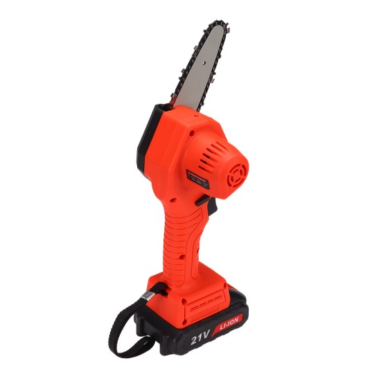 600W 4Inch Cordless Electric Chain Saw Wood Cutter Tools Garden Woodwork W/ 1pc or 2pcs Battery