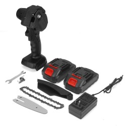 68VF 21V 4 Inch Electric Chainsaw Cordless Handheld Rechargeable Woodworking Tool W/ None/1pc/2pcs Battery 68VF 21V 4 Inch Electric Chainsaw Cordless Handheld Rechargeable Woodworking Tool W/ None/1pc/2pcs Battery