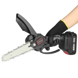 6Inch 88VF Portable Electric Pruning Chain Saw Rechargeable Small Woodworking Chainsaw W/ 1/2pcs Battery 6Inch 88VF Portable Electric Pruning Chain Saw Rechargeable Small Woodworking Chainsaw W/ 1/2pcs Battery