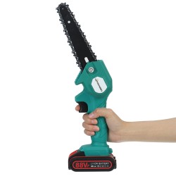 88VF 1200W 6Inch Electric Cordless One-Hand Saw Chain Saw Woodworking Tool Kit W/ 2pcs Battery 88VF 1200W 6Inch Electric Cordless One-Hand Saw Chain Saw Woodworking Tool Kit W/ 2pcs Battery