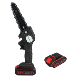 88VF 1200W 6Inch Electric Cordless One-Hand Saw Chain Saw Woodworking Tool Kit W/ 2pcs Battery 88VF 1200W 6Inch Electric Cordless One-Hand Saw Chain Saw Woodworking Tool Kit W/ 2pcs Battery